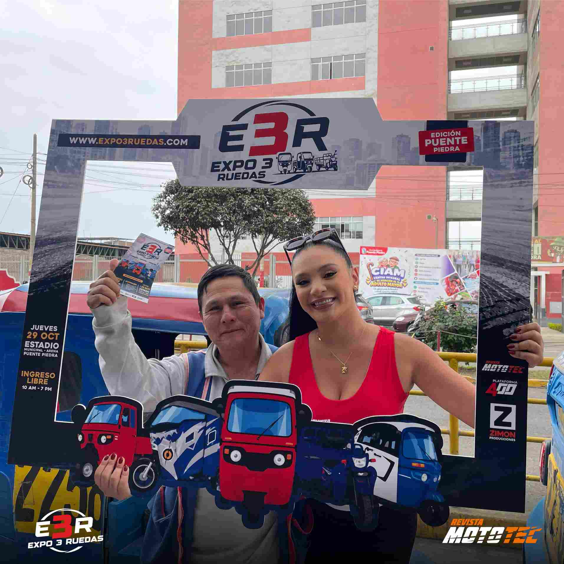 Visita a mototaxistas - Expo 3 Ruedas