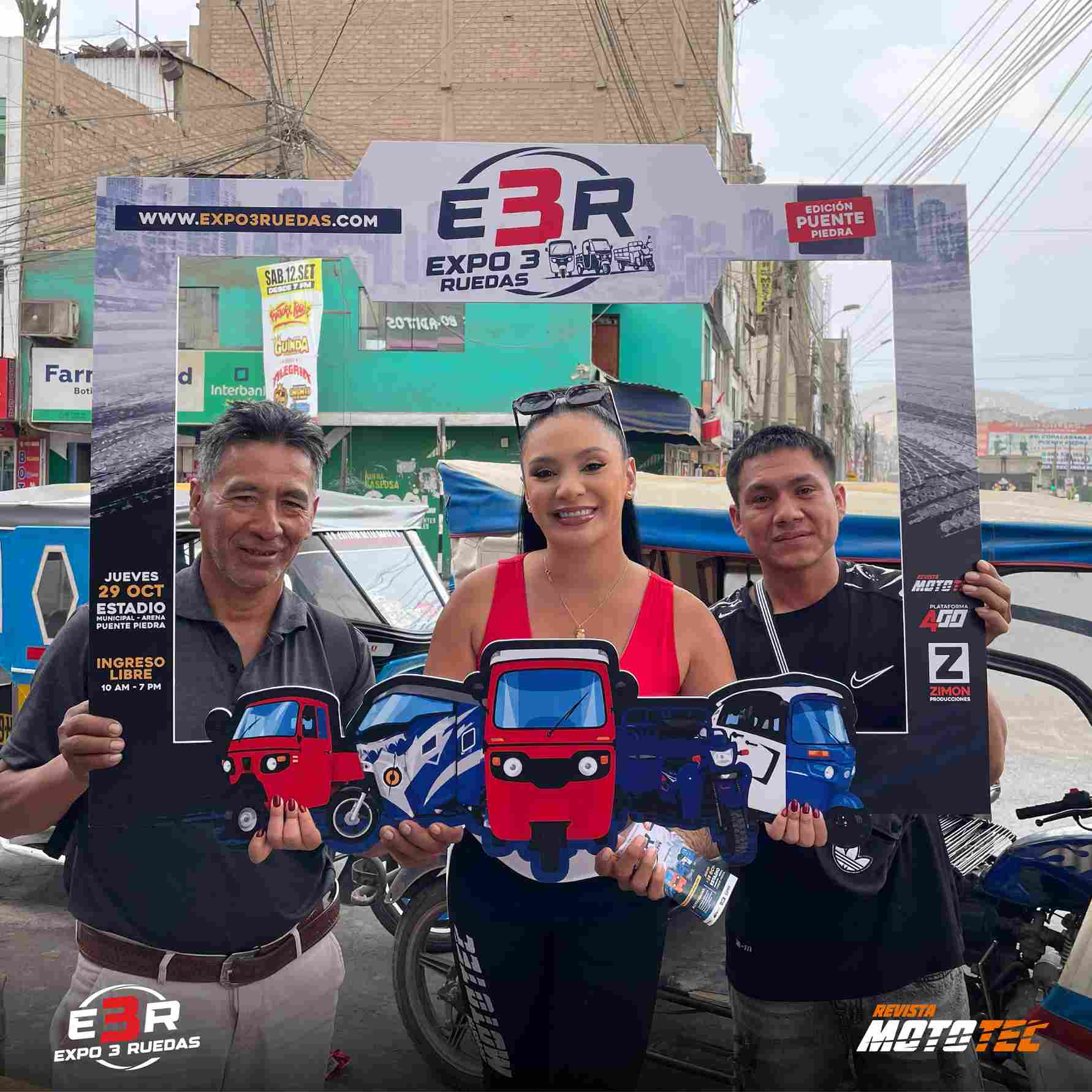 Visita a mototaxistas - Expo 3 Ruedas